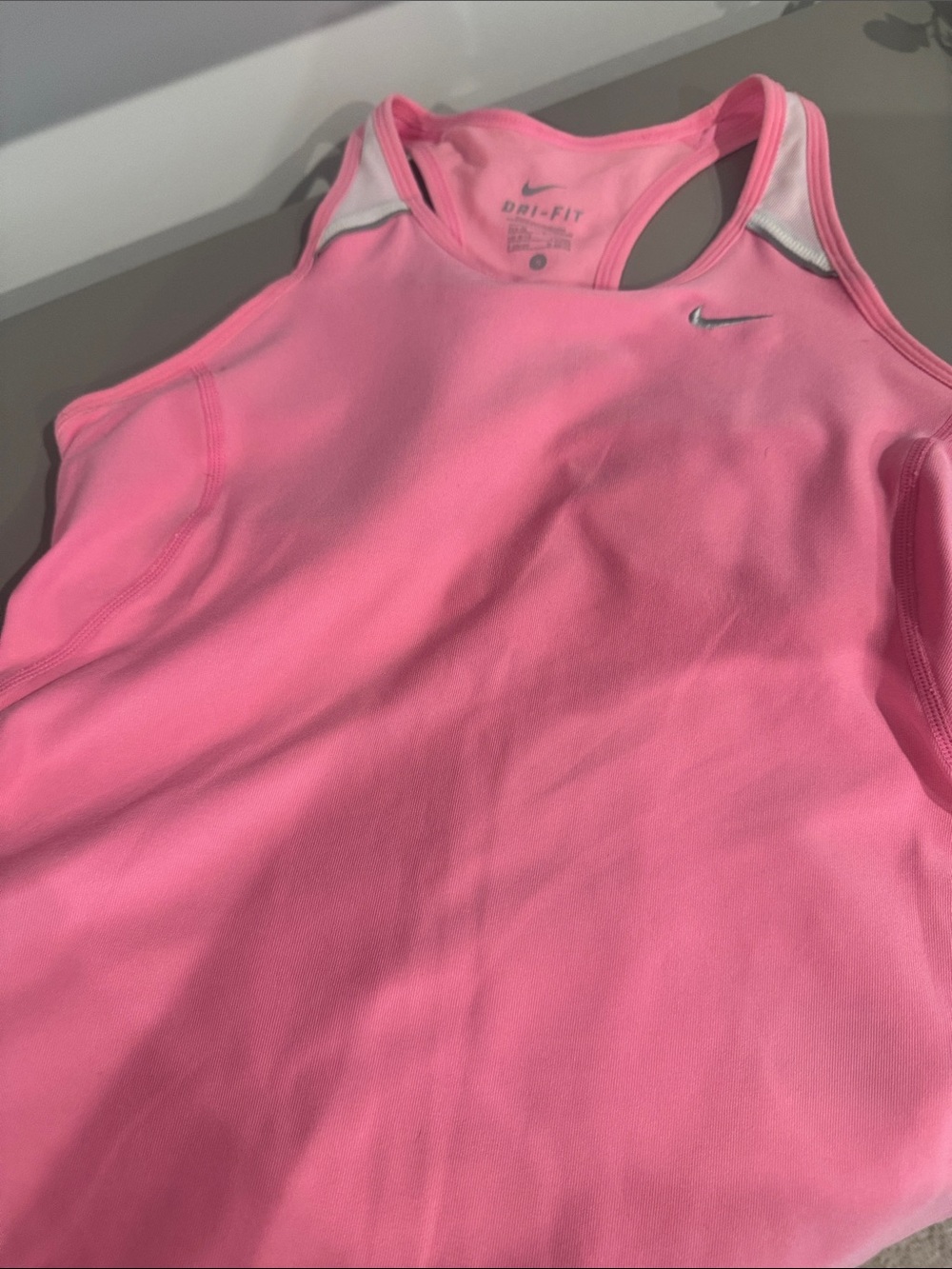 Nike Pink Racerback Dri-FIT Tank Top
